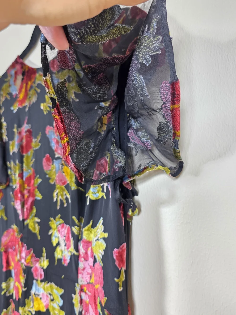 RIXO VELVET FLORAL GOWN SIZE 2 MSRP $675 - Picture 9 of 13